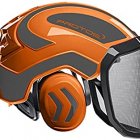 Casco PFANNER Protos Integral Arborist con sottogola Arancio e Grigio 